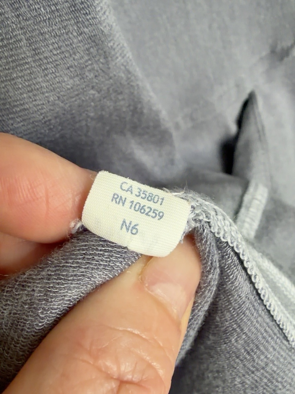 Lululemon Gray Oversized Open Front Cardigan Wrap Size 4 - Picture 8 of 8